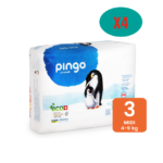 Pack x4 sachets couches Pingo Taille 3