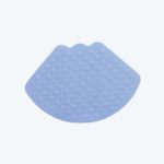 Tapis de douche antidérapant d'angle 68 x 48 cm