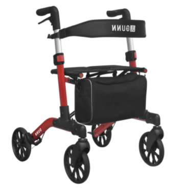 Déambulateur robuste double pliage Brooklyn charge 136kg assise large