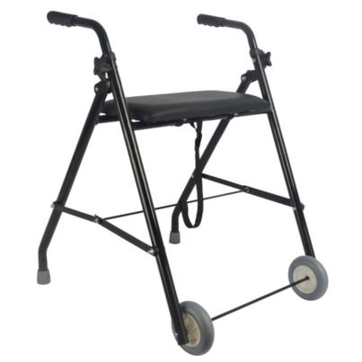 Déambulateur 2 roues léger avec poignées ergonomiques pour intérieur