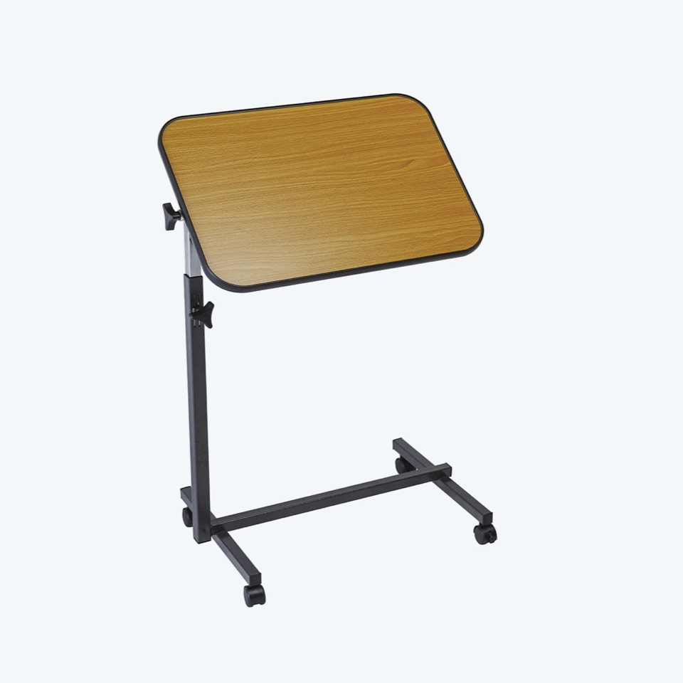 Table de Lit Réglable avec Roulettes Hêtre | Inclinable et Ajustable – Image 2